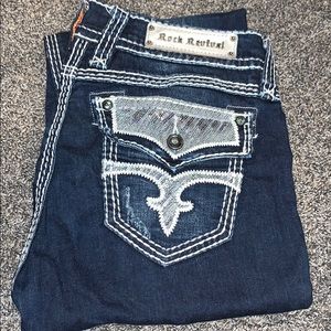 Rock Revival Easy straight jeans. Women’s size 30.